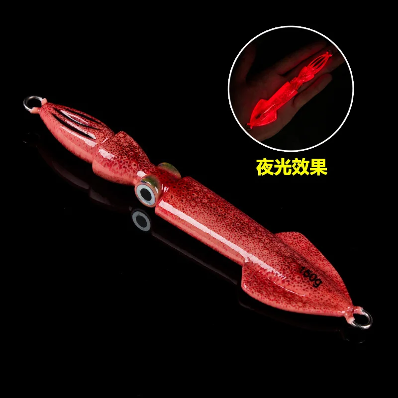 Lurekiller новинка приманка для джиггинга свинцовая рыба 3D печать светящийся цвет 150 г