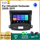 MEKEDE Цвет освещение кнопок автомобильный мультимедийный плеер радио для Mitsubishi Outlander 2005-2011 Android Версия авто GPS навигации