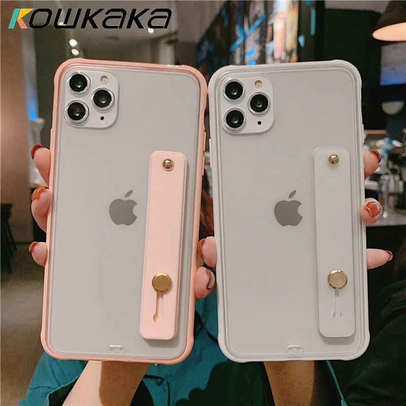 Kowkaka Красочные мобильный телефон чехол для iPhone 11 Pro X XS XR Max SE 2020 6 6s 7 8 plus браслет