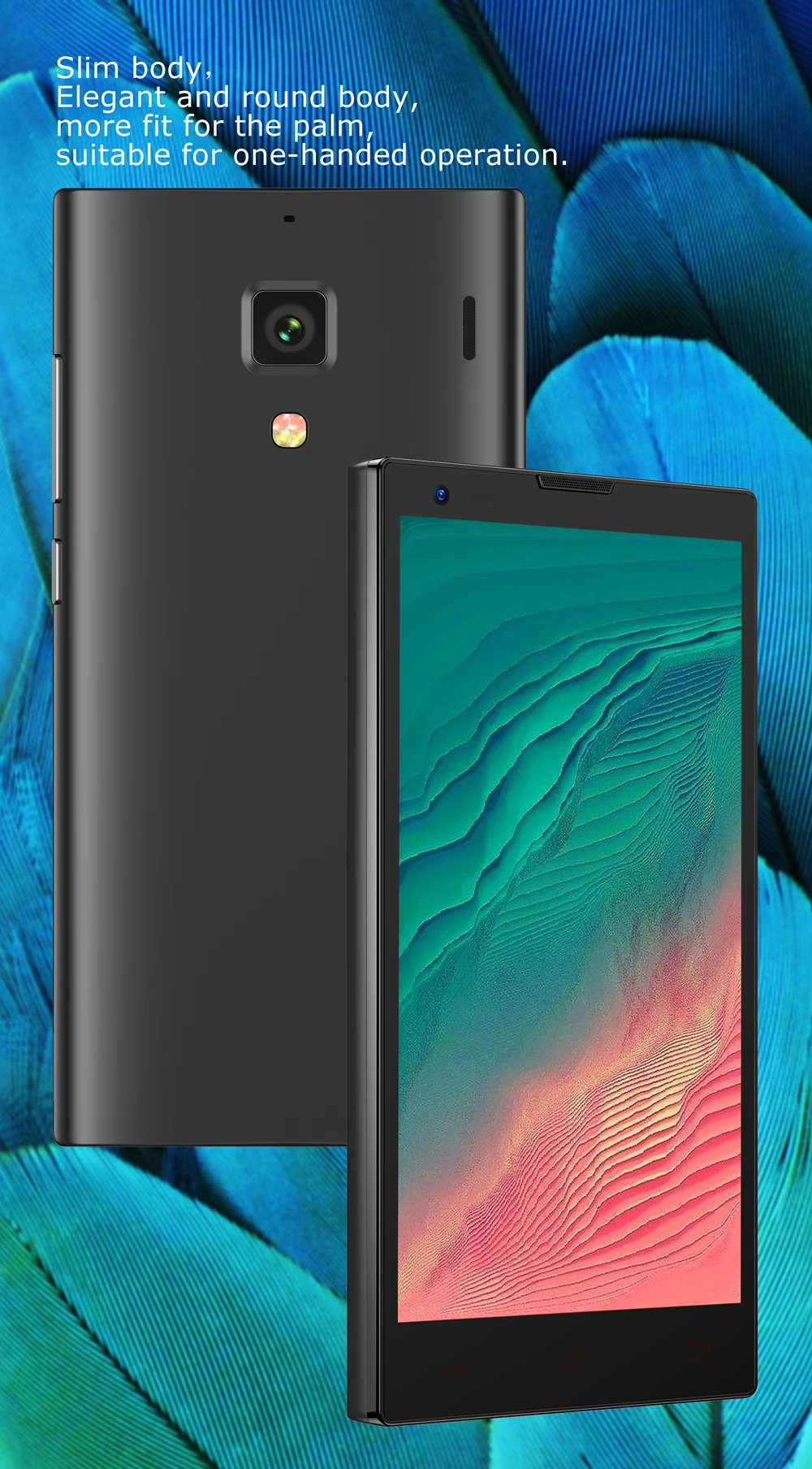 Мобильный телефон P35 MINI 4G LTE 8MP 720P HD четырехъядерный Android смартфоны 1G ram 8G rom разблокированные сотовые телефоны