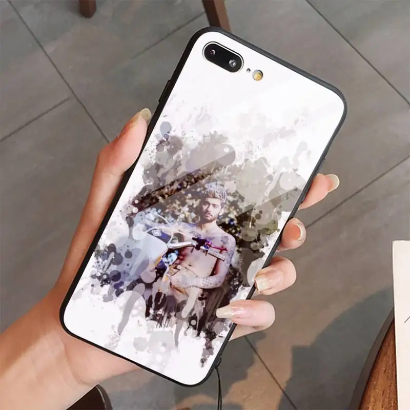 

One Direction High-end Protector Phone Case Tempered glass For iphone 5C 6 6S 7 8 plus X XS XR 11 PRO MAX