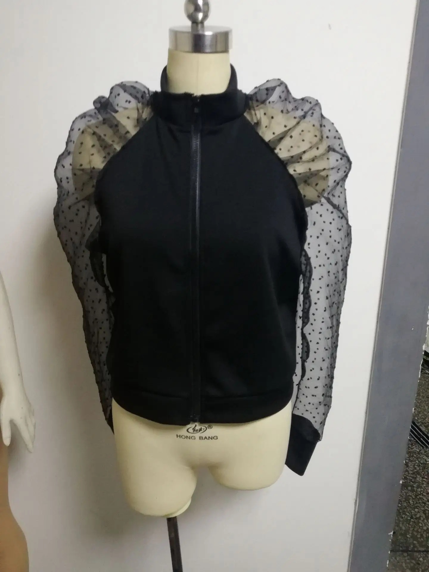 Весенние куртки со стоячим воротником женские модные полупрозрачные пальто с