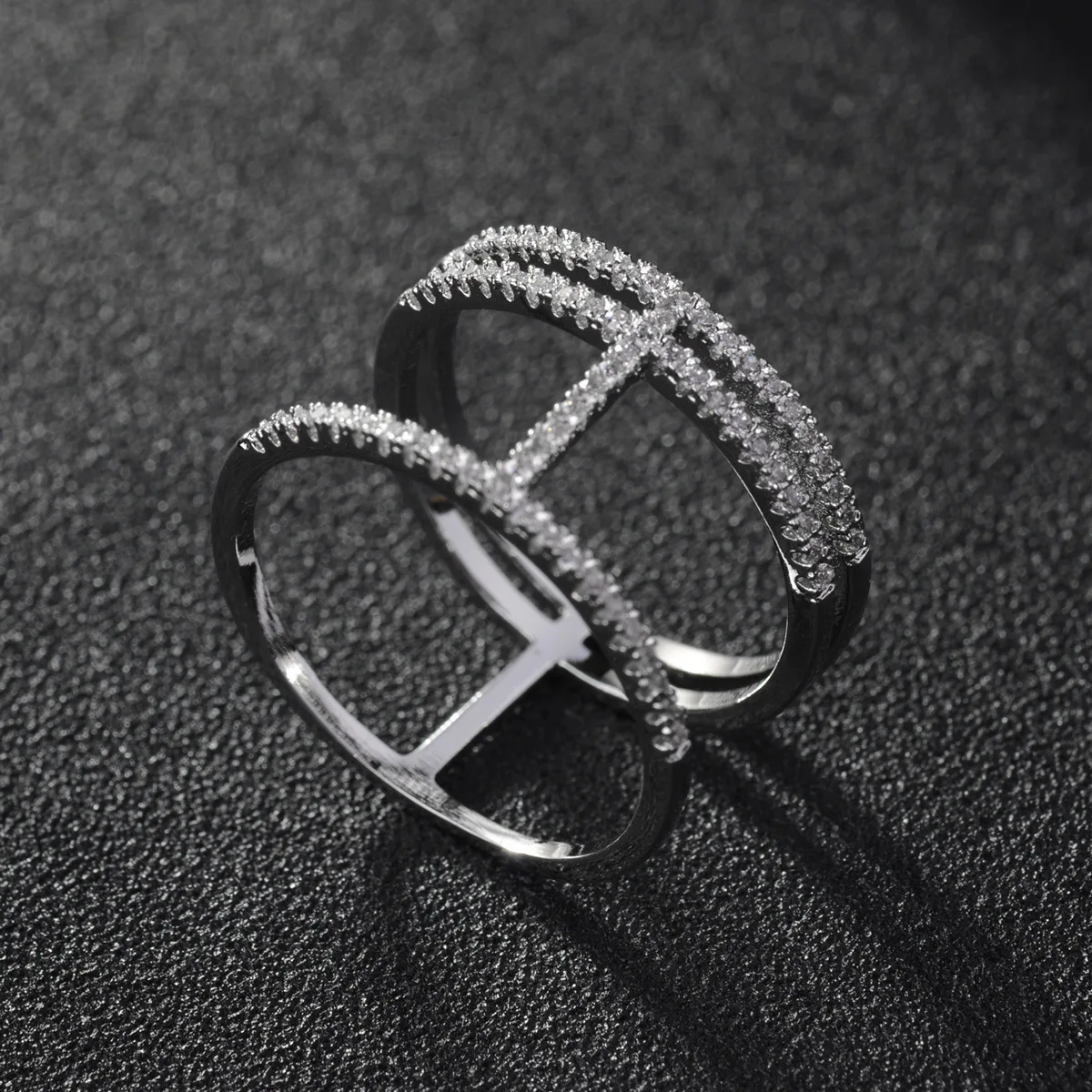 

Классическое кольцо UUNICO в европейском и американском стиле с микро-инкрустацией из фианита, Крутое Модное Элегантное высококачественное к...