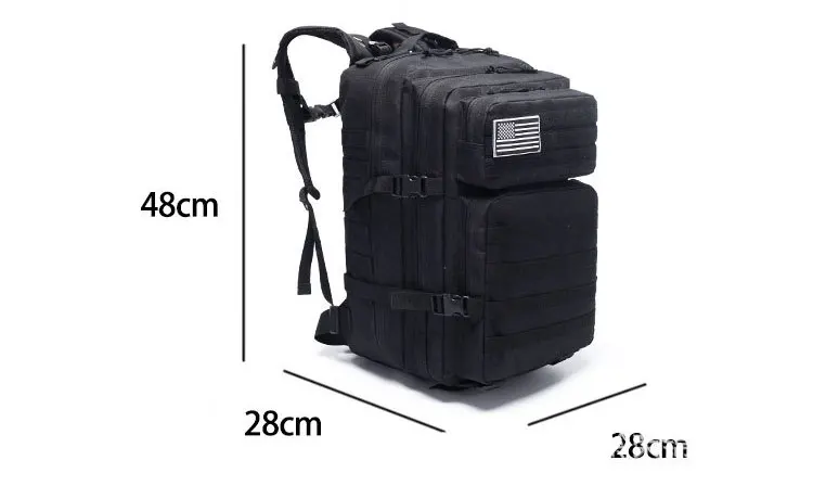 45L Тактический Рюкзак Военная армейская штурмовая сумка для улицы 3P EDC Molle пакет для мужчин для треккинга кемпинга охоты большой емкости сумки