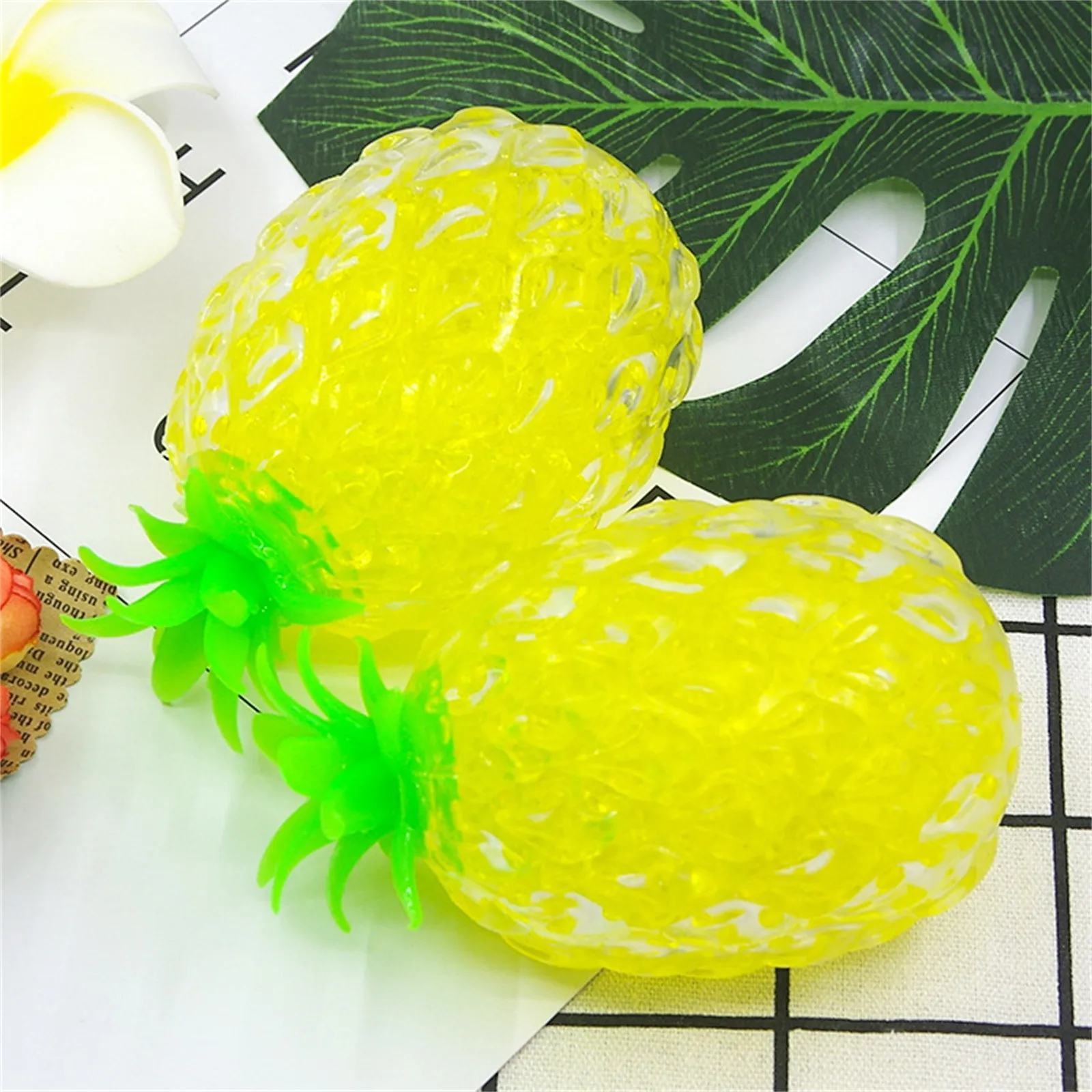 

New Popit Trend Sensory Toys Spongy Bead Decompression Pineapple Fidget Toys Squishy Ball Pressure Stress Reliever Toys Gifts