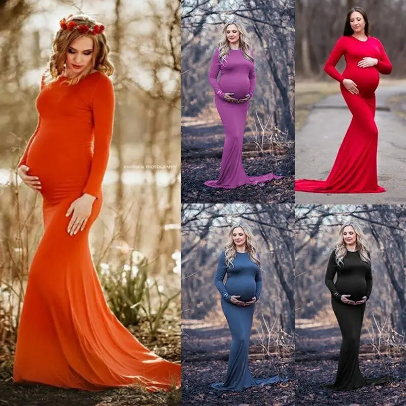 

Женское платье для фотосъемки для беременных платье длиной до пола из молочного шелка длинное платье для беременных платье Одежда для бере...
