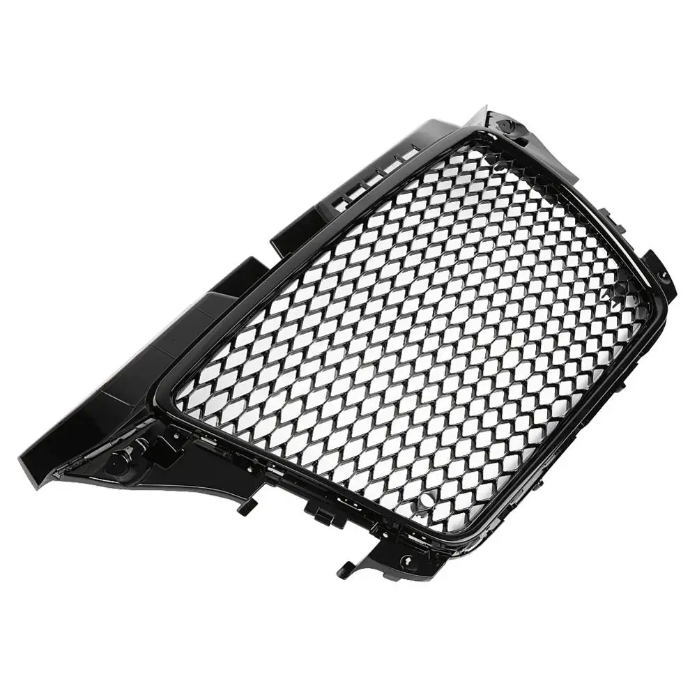 Для RS3 Style Front Sport Hex Mesh Honeycomb Hood решетка глянцевый черный для Audi A3/S3 8P 2009 2010 2011