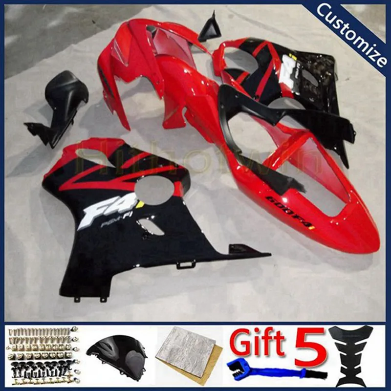 Панели для мотоциклов Комплект кузова CBR600F4i 2001 2002 2003 Оранжевый 01 02 03 CBR600 F4i