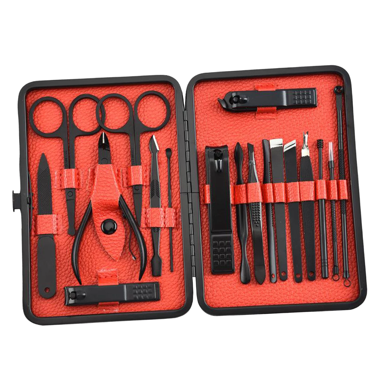 18 шт Для мужчин женщин Маникюр маникюрные ножницы из нержавеющей стали Уход за