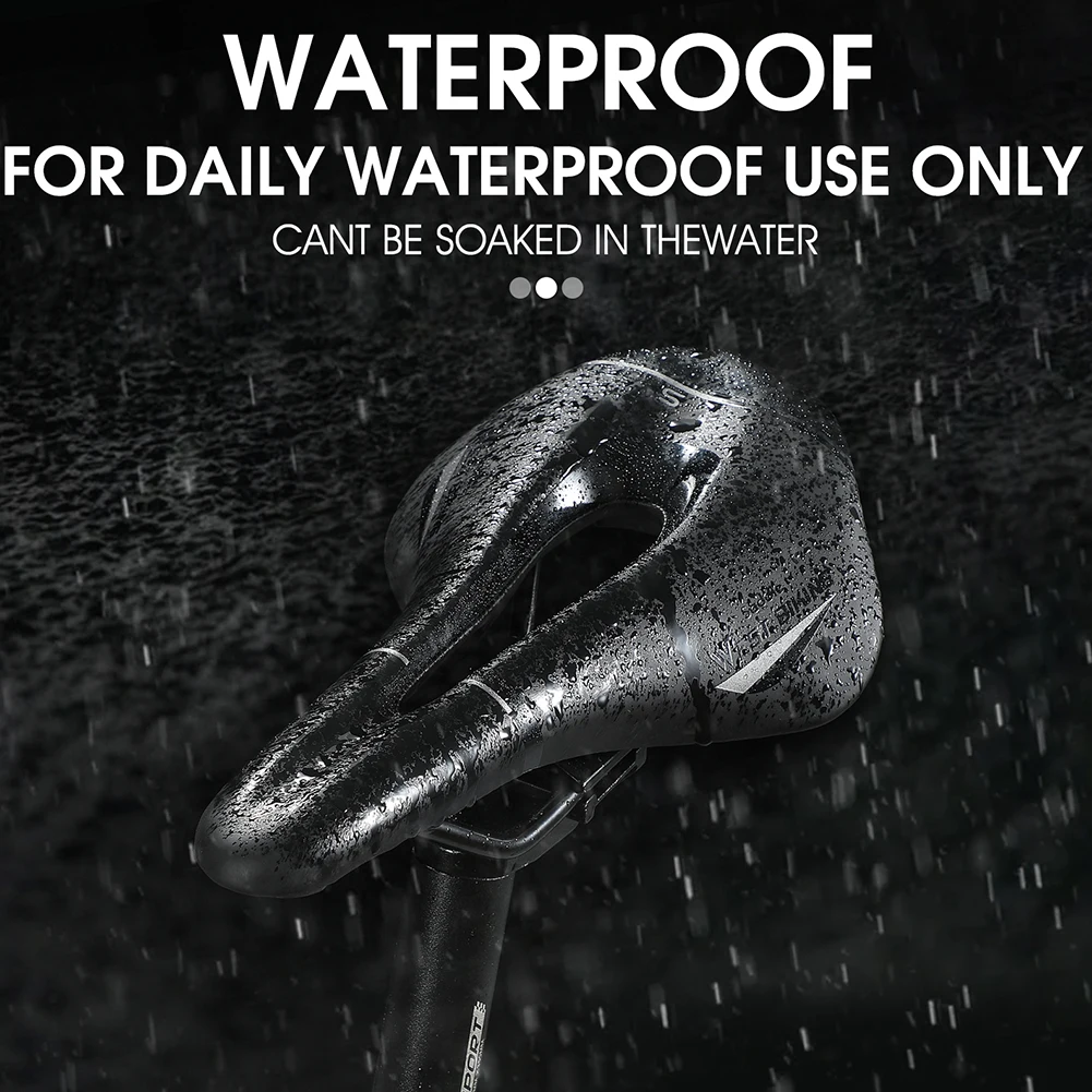 WEST BIKING Bicycle Saddle MTB Mountain Road Racing Bike Seat Soft PU Leather Hollow Breathable Cushion Cycling Part Accessories | Спорт и