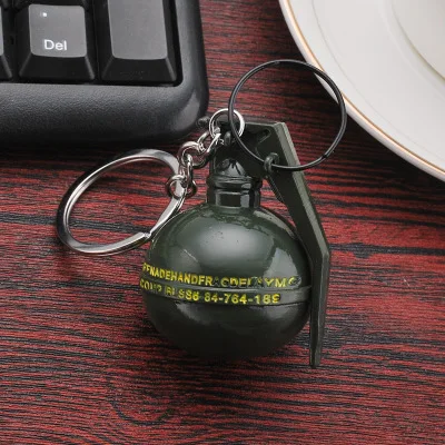 Популярная игра 26 стилей PUBG CS GO брелоки в виде оружия AK47 модель оружия 98K снайперская винтовка брелок для мужчин Подарки сувениры 12 см - Цвет: SL