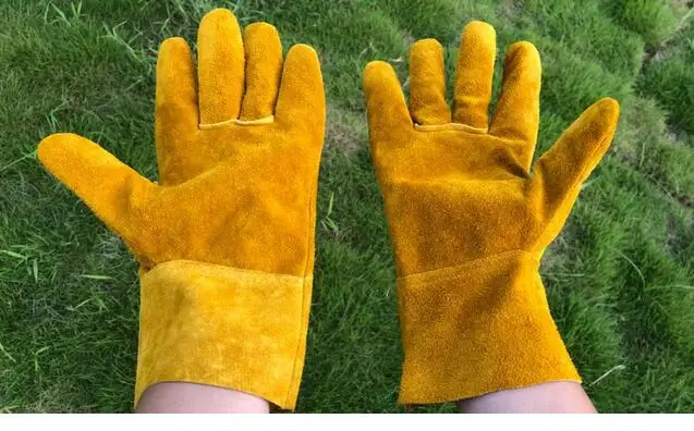 Перчатки с гусеницами кожаные перчатки для пчеловодства одежда плотные