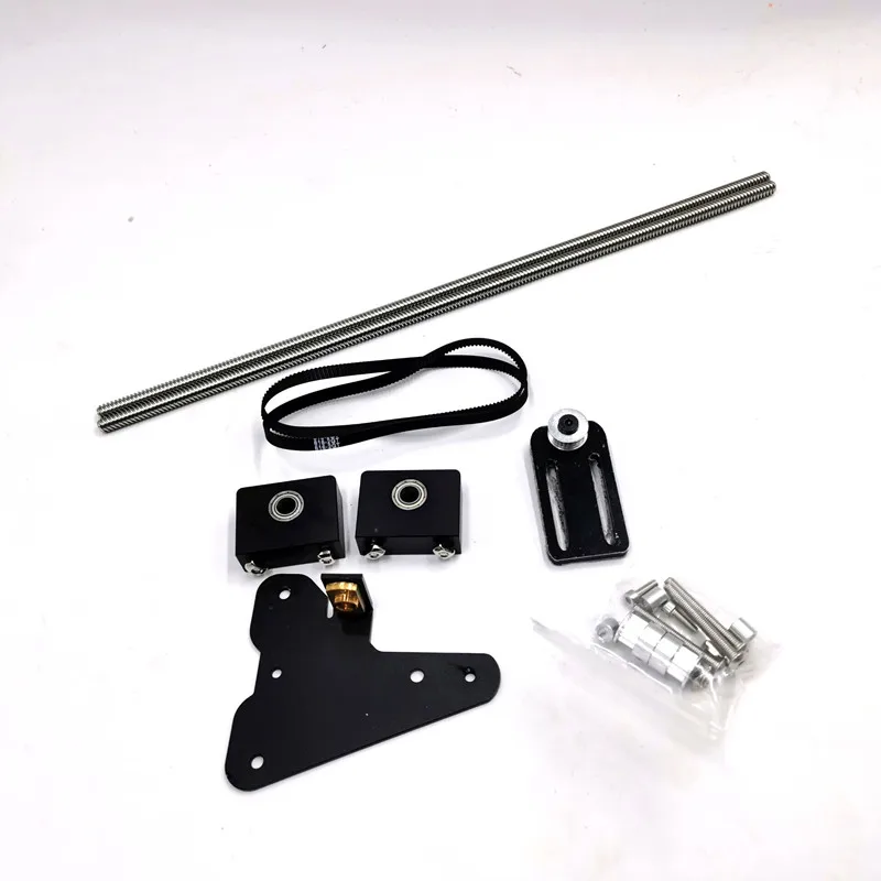 funssor 1set voxelab aquila 3d printer single stepper motor dual z axis timing belt upgrade kit free global shipping