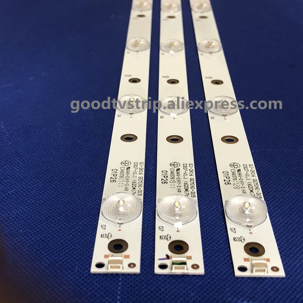 Новинка! 60 шт. 7 светодиодный 615 мм полосы для LBM320P0701-FC-2 32PFK4309-TPV-TPT315B5 32PFK4309 32PHS5301 TPT315B5