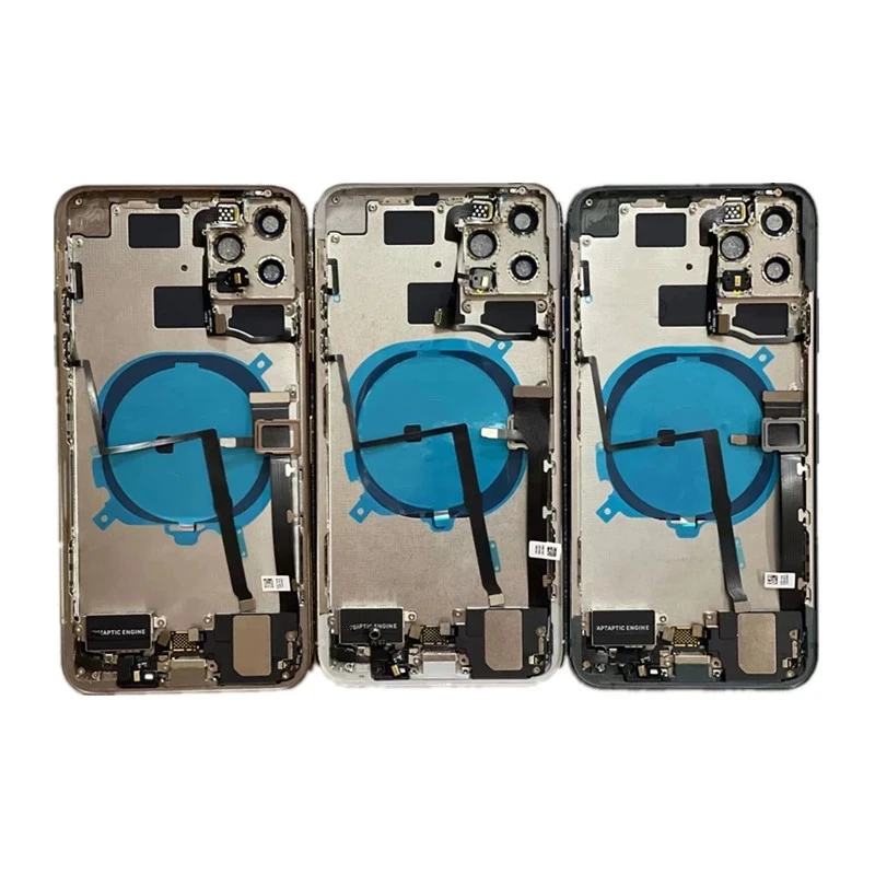 

AAA+++ Full Assembly Housing For iPhone 11 Pro Max Complete Battery Cover Rear Back Door Middle Frame Chassis with Flex Cable