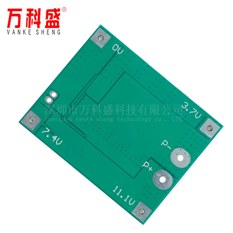 

3 series 12V18650 lithium battery protection board 11.1V 12.6V with balanced 25A overcurrent overcharge and overdischarge protec