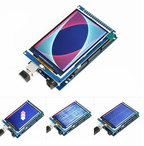 ЖК-экран Mega2560 IPS 3 5 дюйма 36PIN HD TFT с переходной платой ILI9486 Привод IC 16Bit параллельный