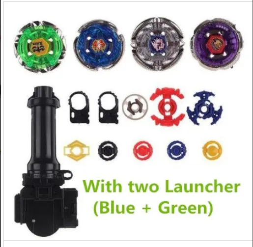 

B-X TOUPIE BURST BEYBLADE SPINNING TOP Fusion Top Metal Master Rapidity Fight Rare 4D Launcher Grip Set