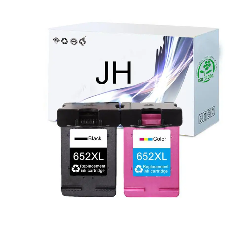 JH 652XL чернильный картридж 652 XL для HP с чернилами Deskjet 1115 1118 2135 2136 2138 3635 3636 3835 4535 2675 2676