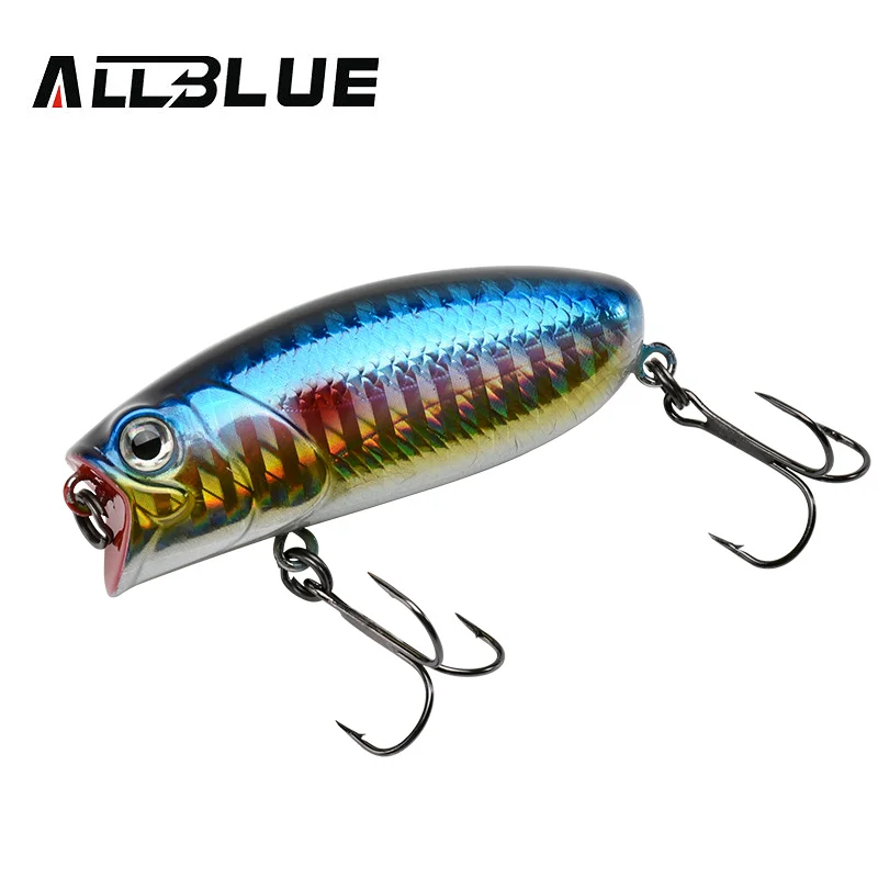 ALLBLUE FATSO Topwater Popper мелководный кренкбейт 57 мм 9 г вращающаяся искусственная