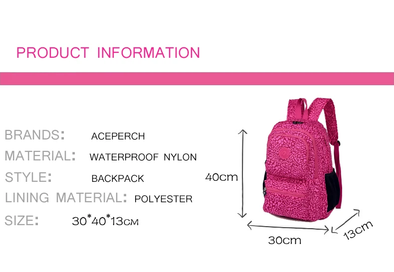 ACEPERCH повседневный рюкзак для ноутбука женские многофункциональные дорожные сумки рюкзак Водонепроницаемый нейлон школьные рюкзаки для подростков