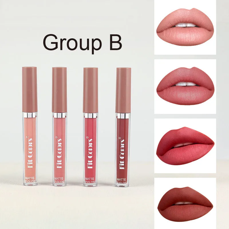 

8 Colors Lips Makeup Liquid Matte Lip Gloss Lip Glaze Long Lasting Lip Tint Waterproof Velvet Thin Tube Liquid Lipstick Dropship