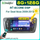 Wondefoo Аудио для авто магнитола 2дин андройд 2 din android 10 с экраном автомагнитола для Seat Ibiza MK4 6J 2009-2013 Carplay, мультимедийные видеоплееры, Авторадио интеллектуальные Навигация 2DIN магнитофон в машину