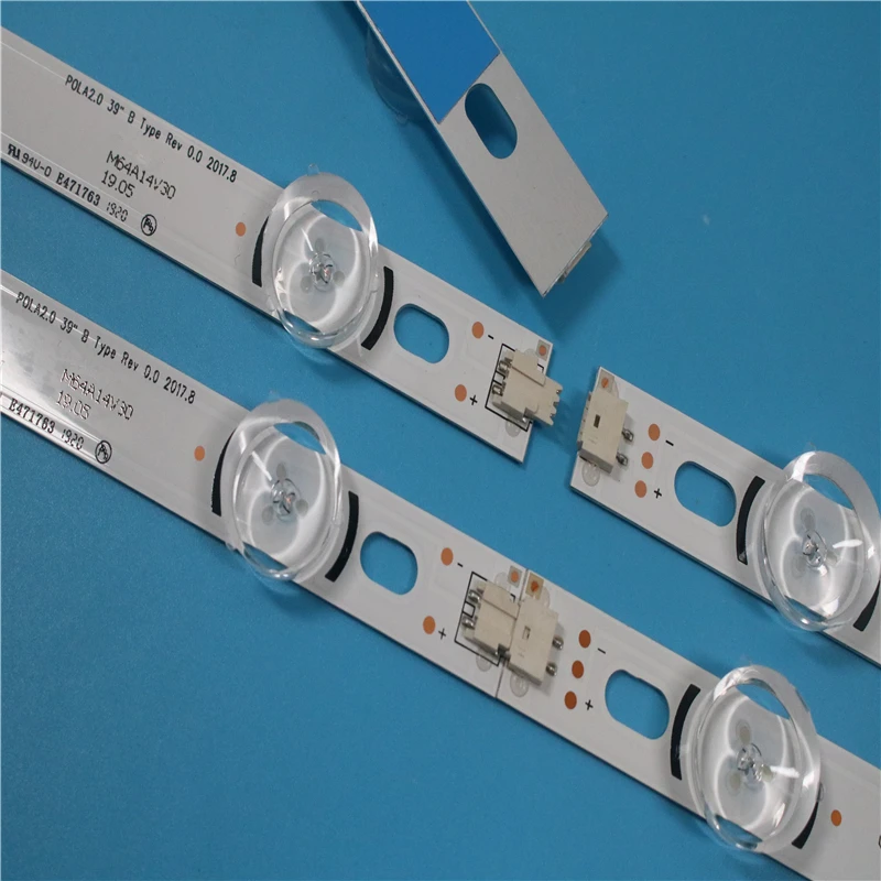 Nova Luz de Fundo Completa ar Ray Tiras Led Bares para lg 39ln540v 39ln570v 39la620v Hc390dun Pola2.0 39 a b Cabos de computador e conectores