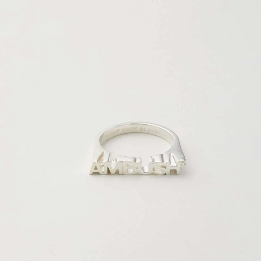 

Surrogate Shopping Japan Surrogate Shopping AMBUSH NAMEPLATE RING LOGO Letters Ring Ring