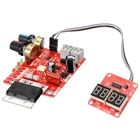 100A цифровой аппарат для точечной сварки, отображение времени и тока, точечный сварочный аппарат, трансформаторный контроллер, контрольная плата для точечной сварки