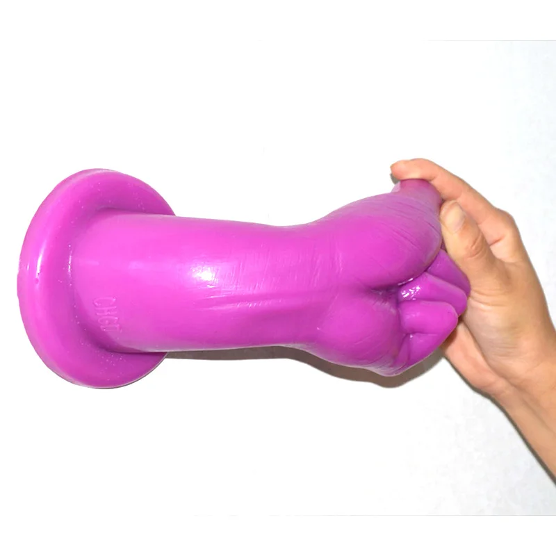 Фаллоимитатор в виде кулака стимут точки G силиконовая кожа реалистичный на