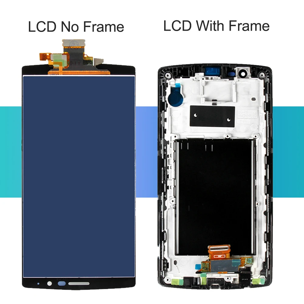 Односимочный дисплей 5 дюйма H815 для LG G4 ЖК с рамкой замены 2560x1440|Экраны мобильных