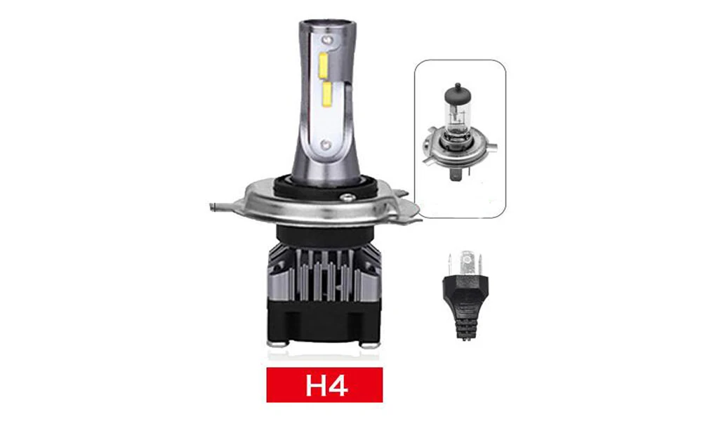 YOTONLIGHT 1:1 дизайн Led H4 лампы фары H11 H3 Светодиодная лампа H7 Led H1 9006 Hb4 9005 Hb3 H16 H9 H8 9012 100w 15000LM 6500K белый