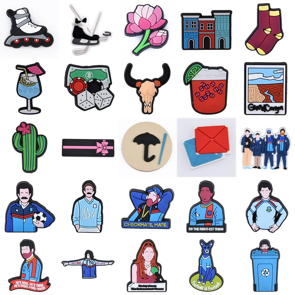 Новое поступление доступные рекламные украшения для обуви в стиле дня Св.