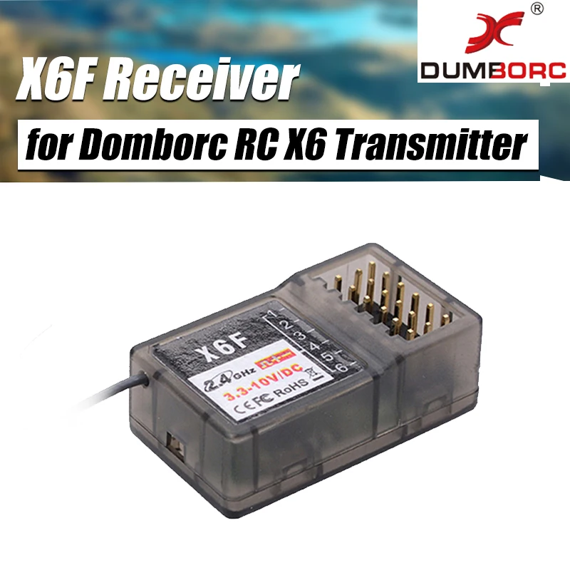DUMBORC X6F/X6FG 2 4G 6CH Радио система управления приемник для Domborc RC X6 передатчик Лодка