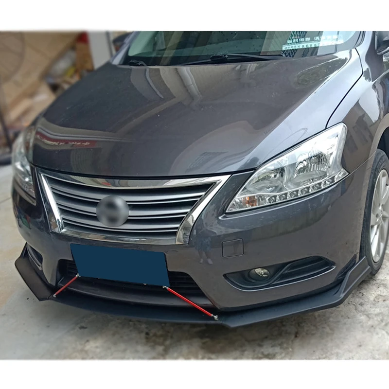 Передний бампер спойлер защитная пластина для губ комплект карбоновая