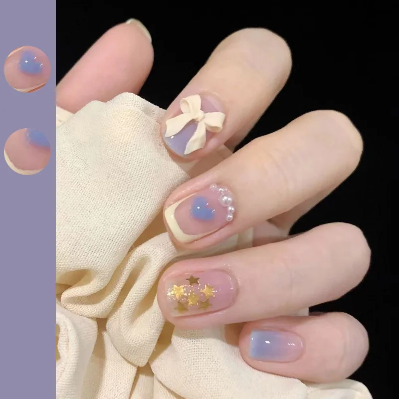 

Двойная искусственная свободная выпечка разрывной стойкий красочный матовый блестящий набор для самостоятельного маникюра