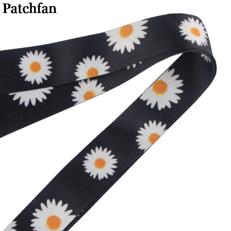 Patchfan маргаритки цветы ремешки для ключей в мобильный телефон ремни Ожерелье