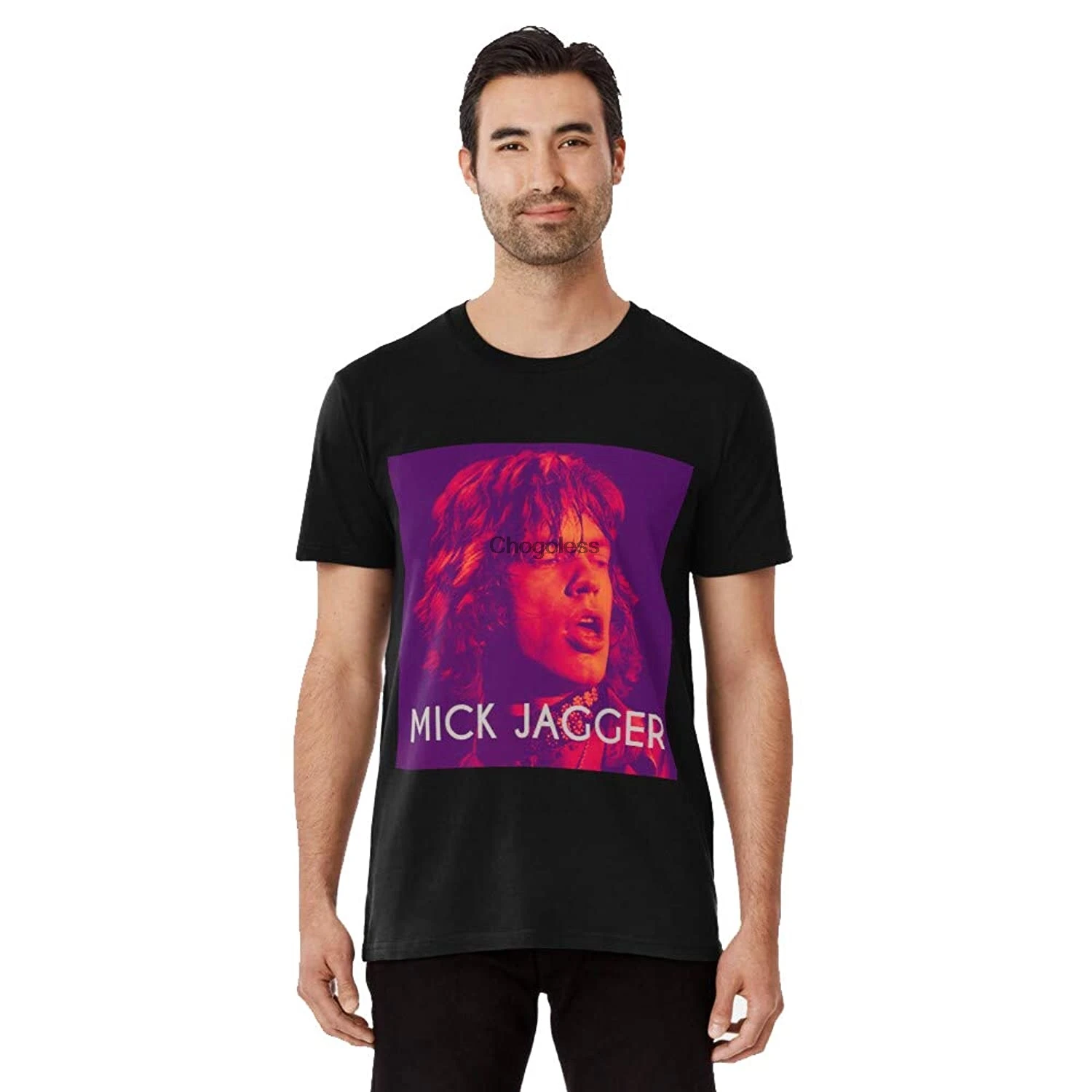 Футболка Mick Jagger с красочным дизайном премиум-класса для мужчин и женщин модные