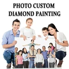 5D алмазная живопись на заказ с семейным фото, алмазная вышивка, домашний декор, подарок, наборы для вышивки крестиком на заказ, подарок сделай сам