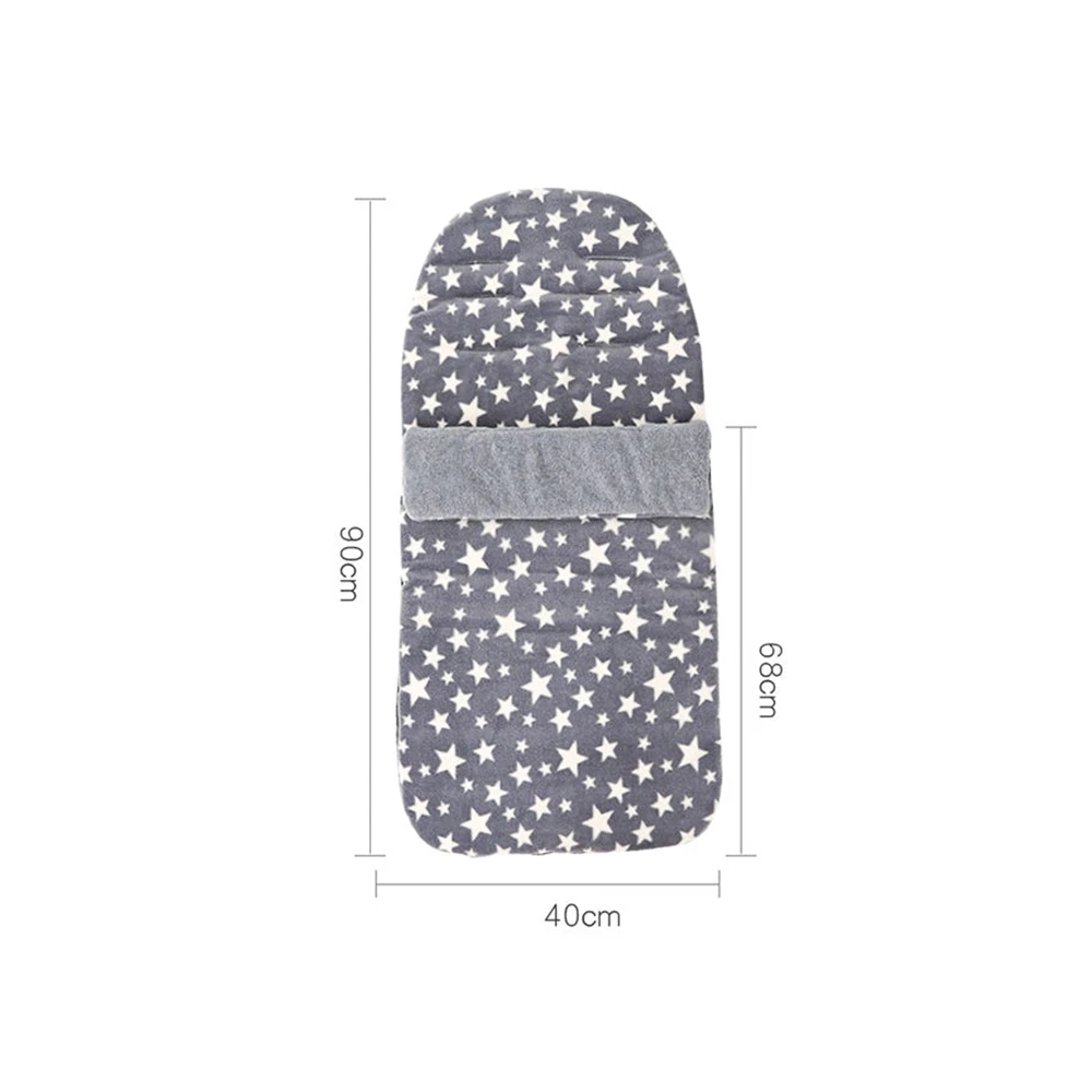

Universal Baby Stroller Warm Foot Cover Baby Sleeping Bag Autumn Winter Windproof Foot Cover Pushchair Footmuff Anti-Kick Quilt