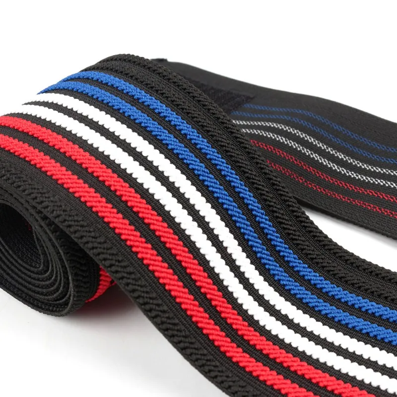 

1Pcs Elastic Knee Sleeve Wrap Nylon Compression Leg Belt Protector Safety Fitness Knee Support Squat Calf Brace