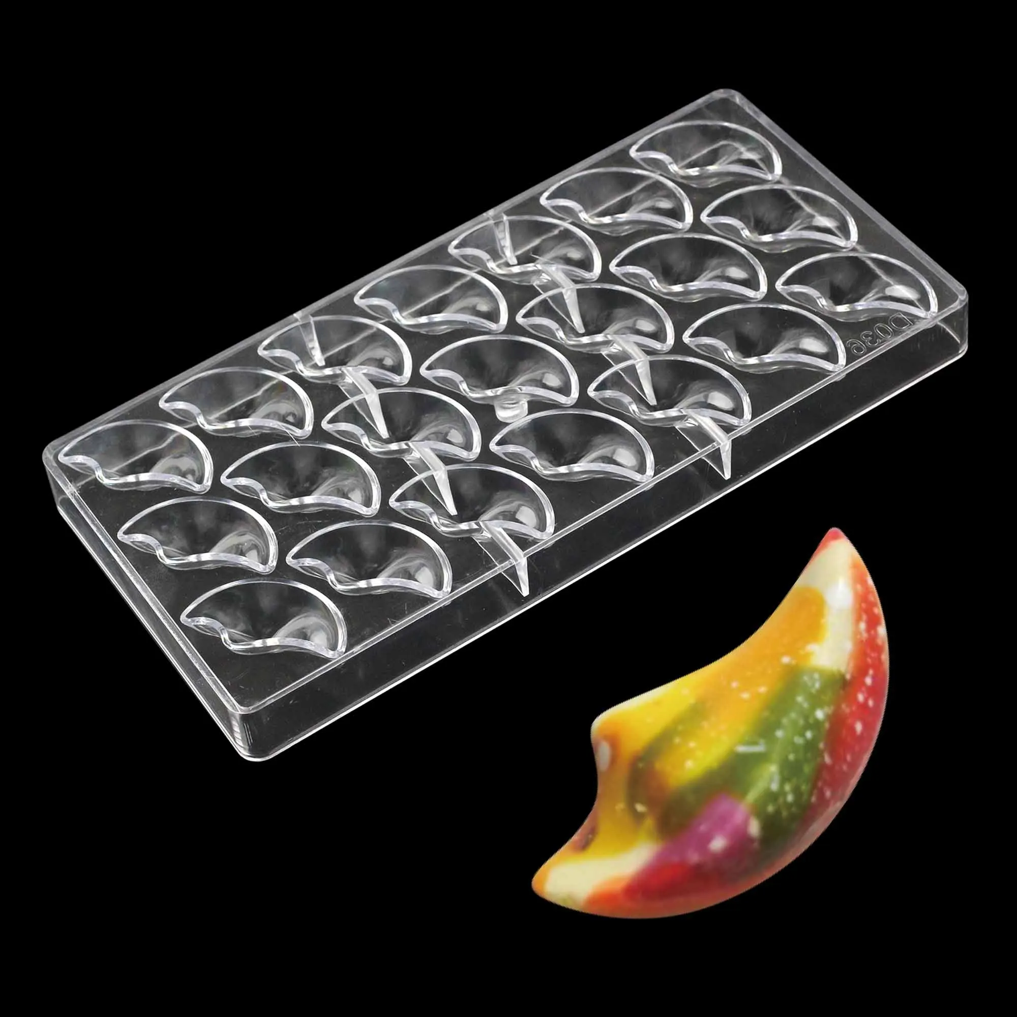 Новый дизайн форма для шоколада в форме полумесяца украшения торта