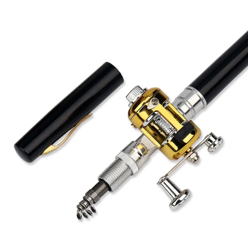 Портативная карманная телескопическая мини-удочка складная удочка в форме ручки