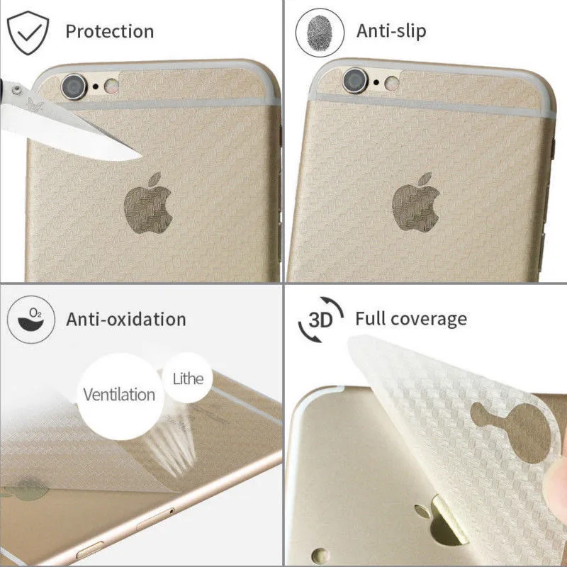 5 шт. защитная пленка из углеродного волокна против отпечатков пальцев для iPhone XS