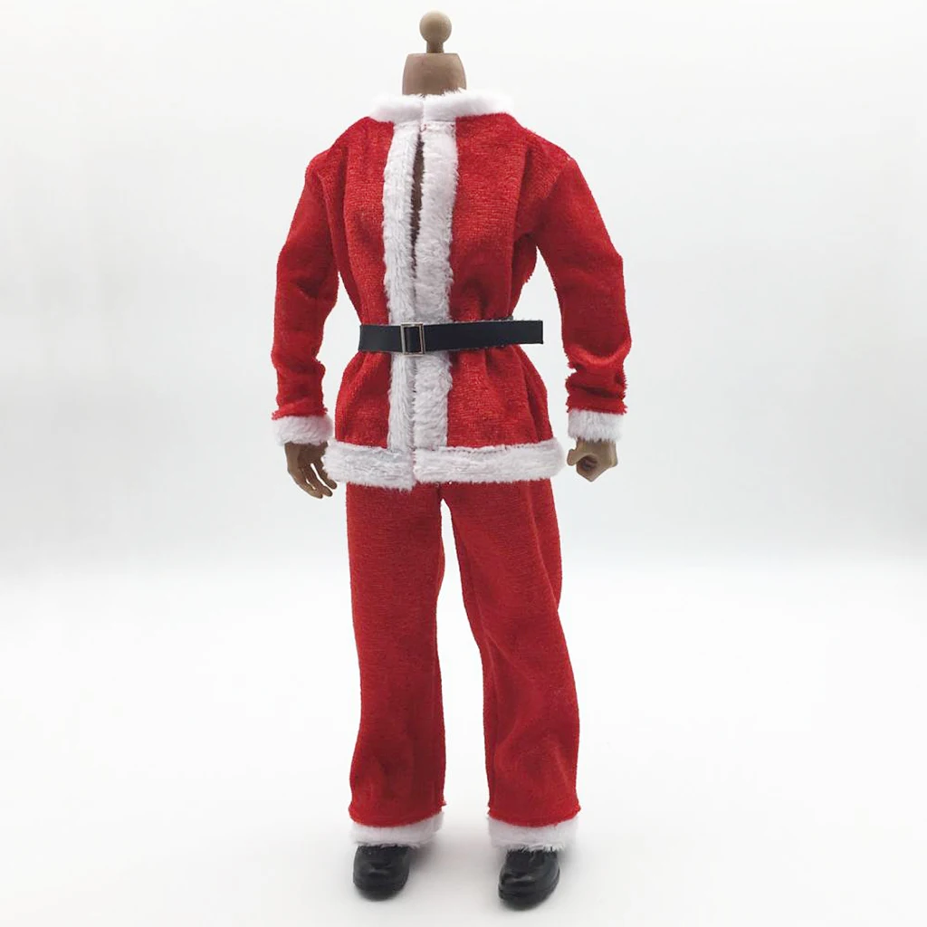 

1/6 Scale Christmas Costume Set for 12'' Male DID Action Figure Body