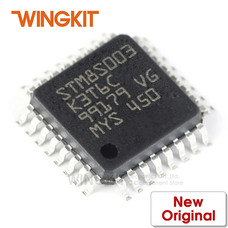 Микроконтроллер STM8S003K3T6C LQFP32 STM8S003K3 STM8S003 STM8S 8 бит микроконтроллер MCU 1