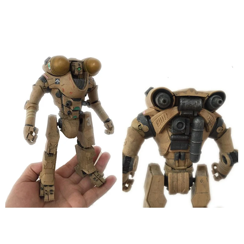 Bandai Action Figures Pacific Rim Red Tramp 7-inch Japanese Mecha Model Room Ornament Handmade Children Christmas Gift Toy images - 6