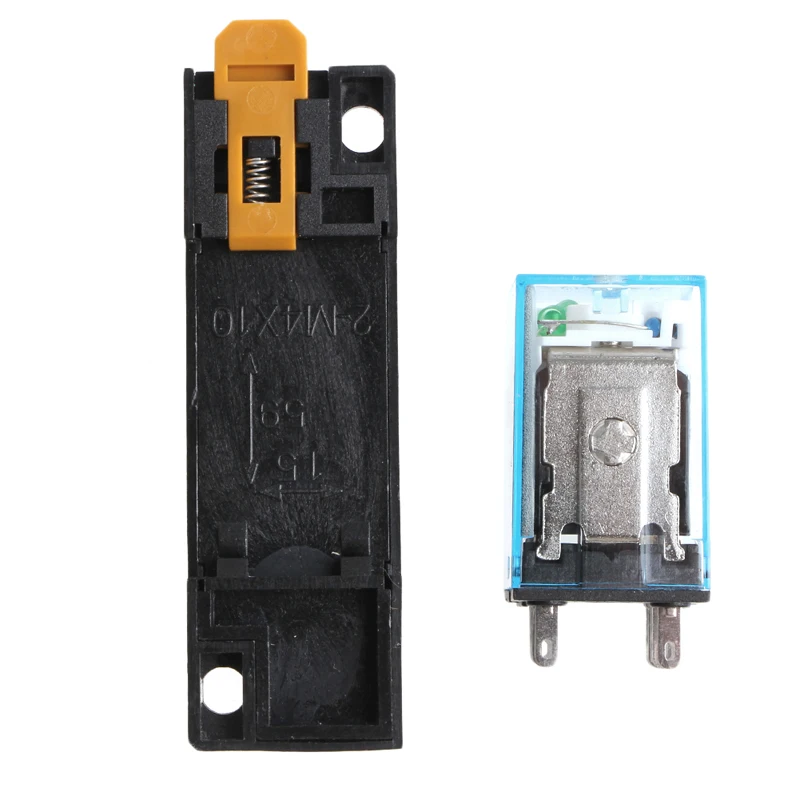 Прямая поставка 8 Pin MY2NJ реле 24 V DC маленькое 5A DPDT катушка с базовым гнездом|Реле| |