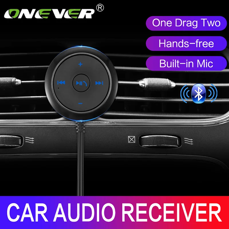 Автомобильный 3 5 мм приемник Bluetooth музыкальный аудио адаптер комплект громкой